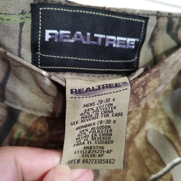 RealTree Camouflage Cargo Pants with Drawstring Leg Opening - Picture 4 of 8